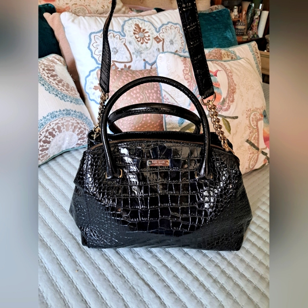 Kate Spade New York Chambers Street Sloan Crossbody Patent Leather Satchel